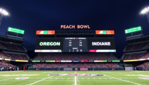 Oregon vs Indiana Peach Bowl 2026 Player Stats